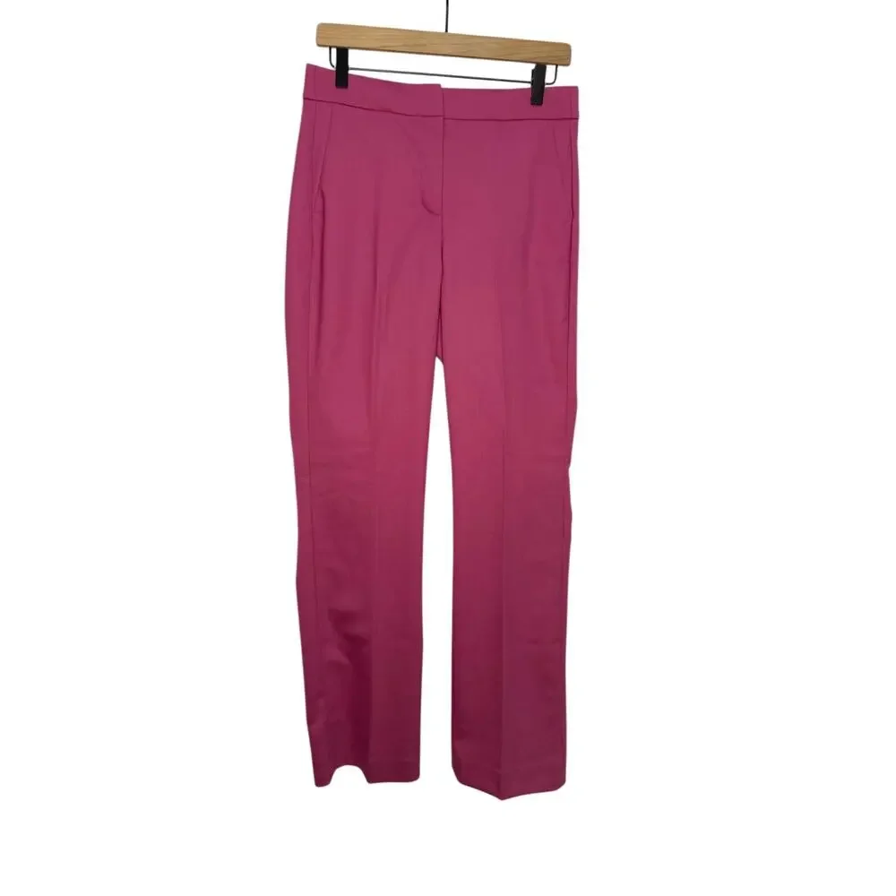 J. Crew‎ Willa Full Length Flare Pant Italian City Wool Blend Trousers Size 4
